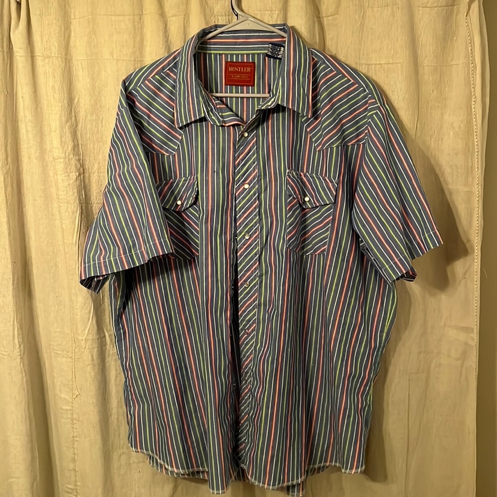 Rustler pearl snap shirt